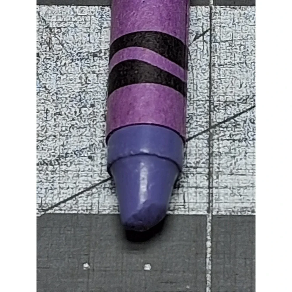 Retired Crayola Crayon Purple Mountains Majesty Single Loose Art Supply Used